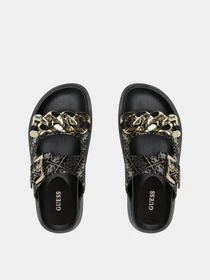 Шлёпанцы GUESS модель FL6FAT-FAL03-BLKPL Фото