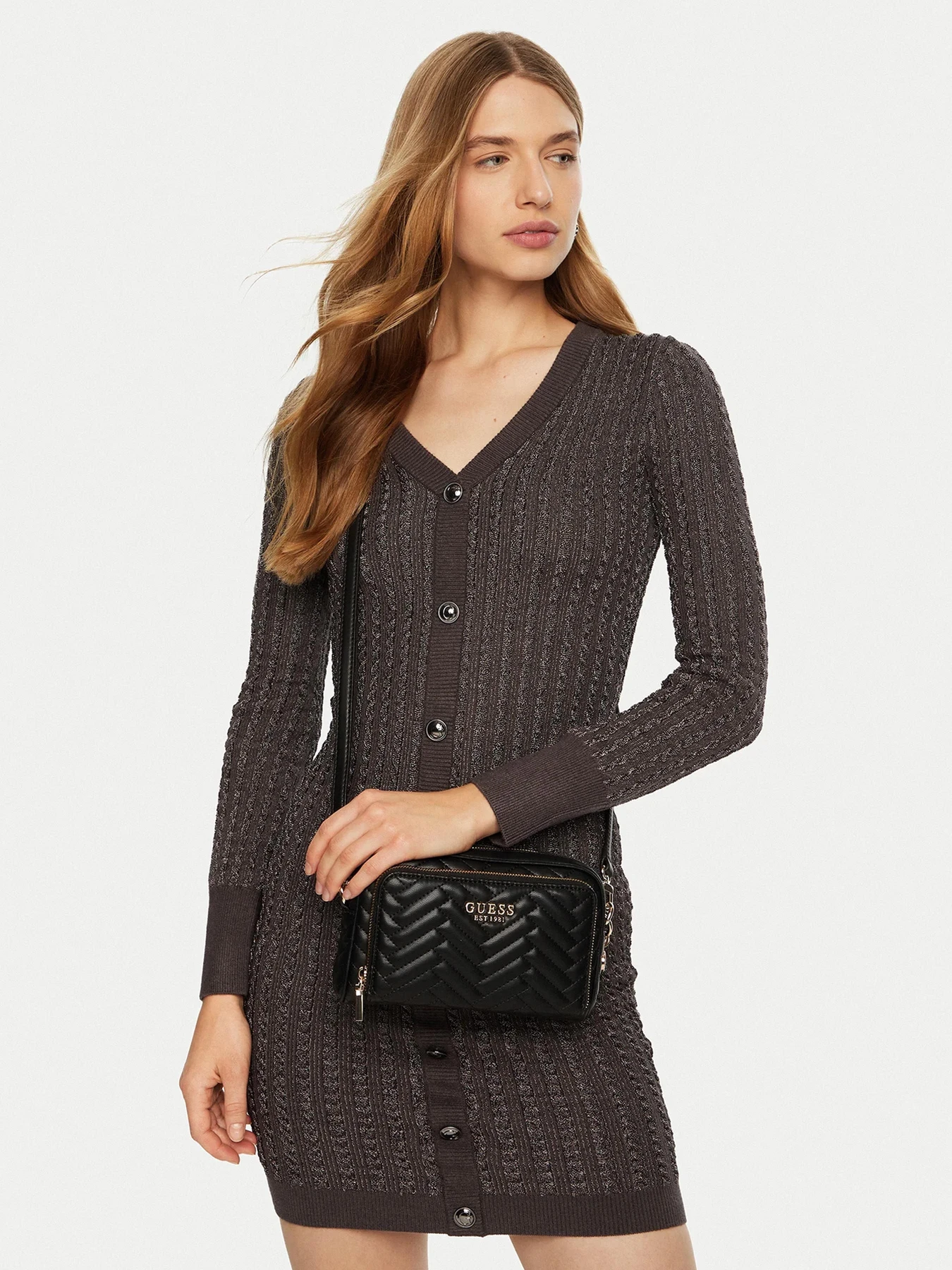 Сумки GUESS модель HWQG95-08140-BLA Сумки GUESS модель HWQG95-08140-BLA Фото