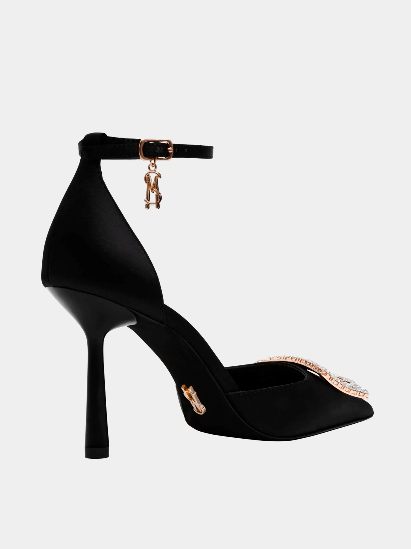 Босоножки Steve Madden модель SM11003442 BLACK SATIN Босоножки Steve Madden модель SM11003442 BLACK SATIN Фото