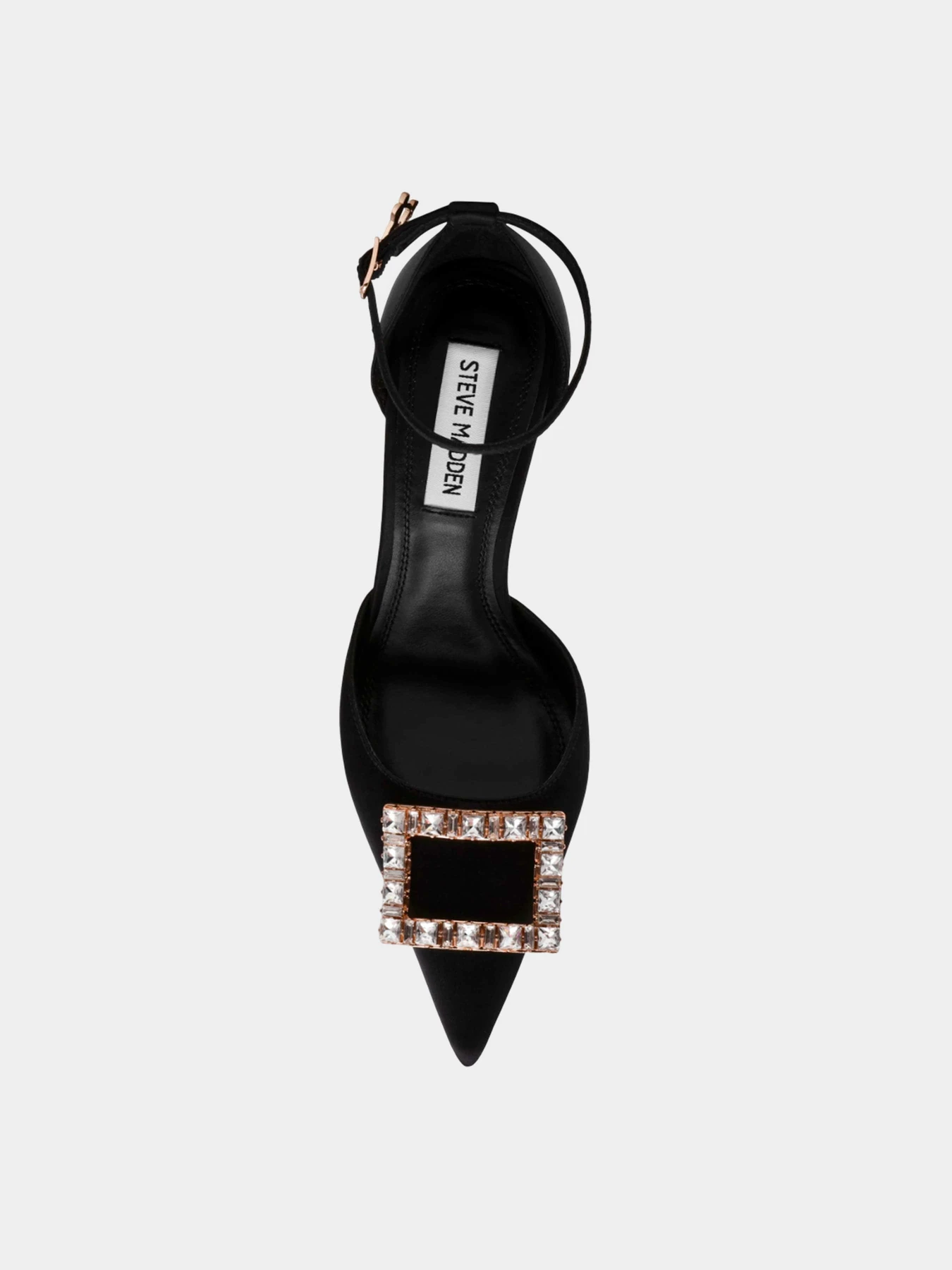 Босоножки Steve Madden модель SM11003442 BLACK SATIN Босоножки Steve Madden модель SM11003442 BLACK SATIN Фото