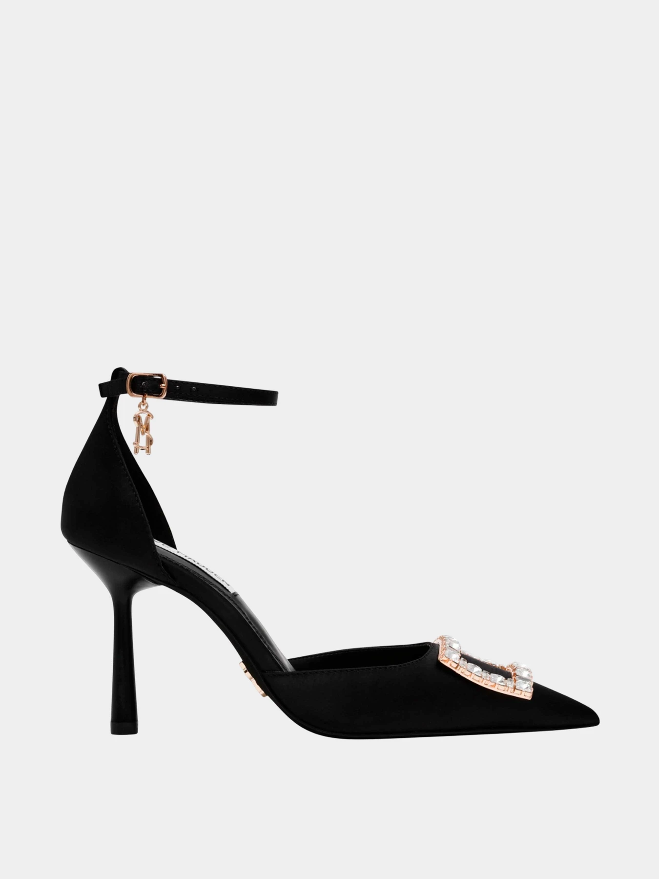 Босоножки Steve Madden модель SM11003442 BLACK SATIN Босоножки Steve Madden модель SM11003442 BLACK SATIN Фото