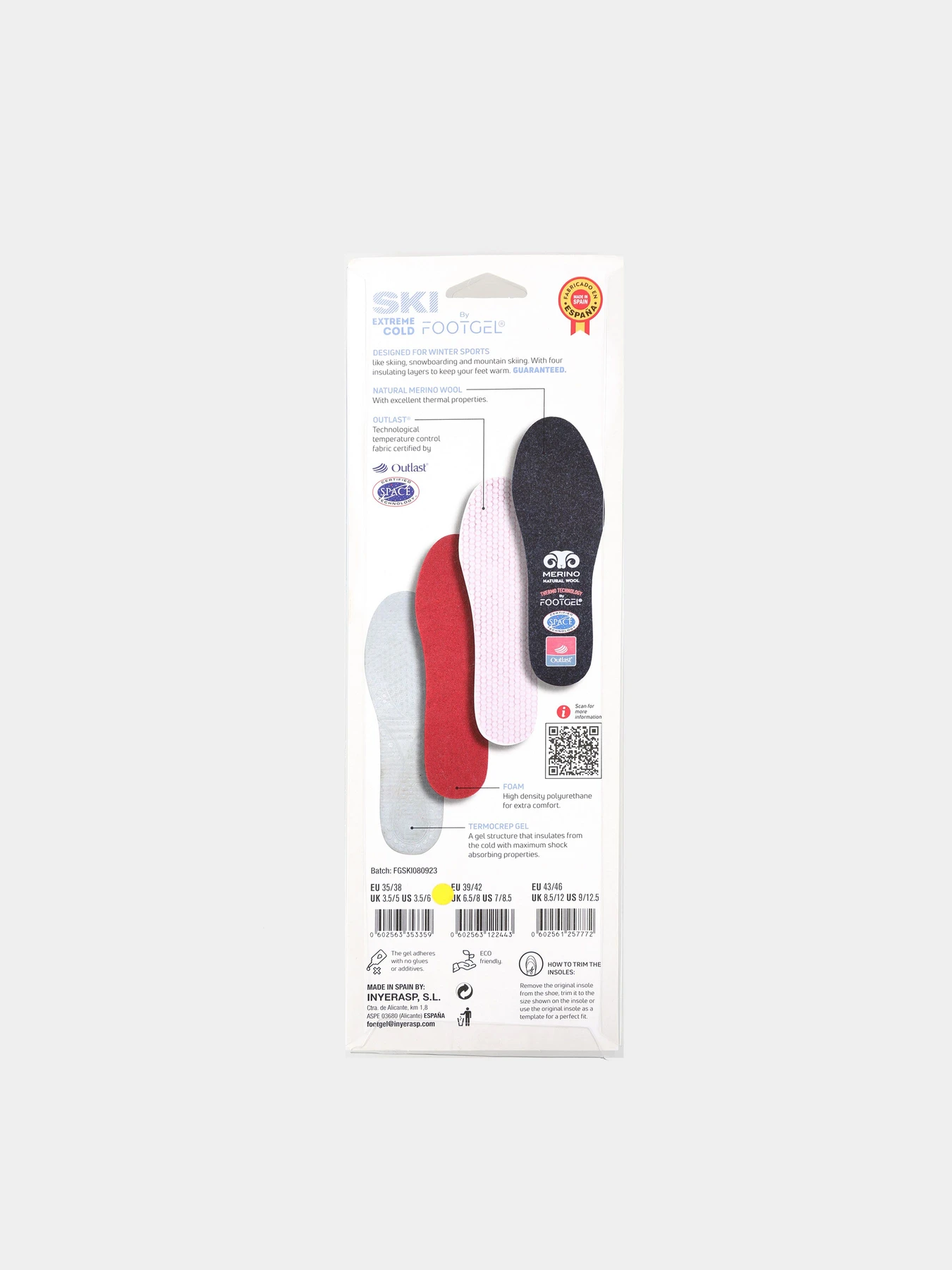 Уход за обувью Footgel модель FGSKI Уход за обувью Footgel модель FGSKI Фото