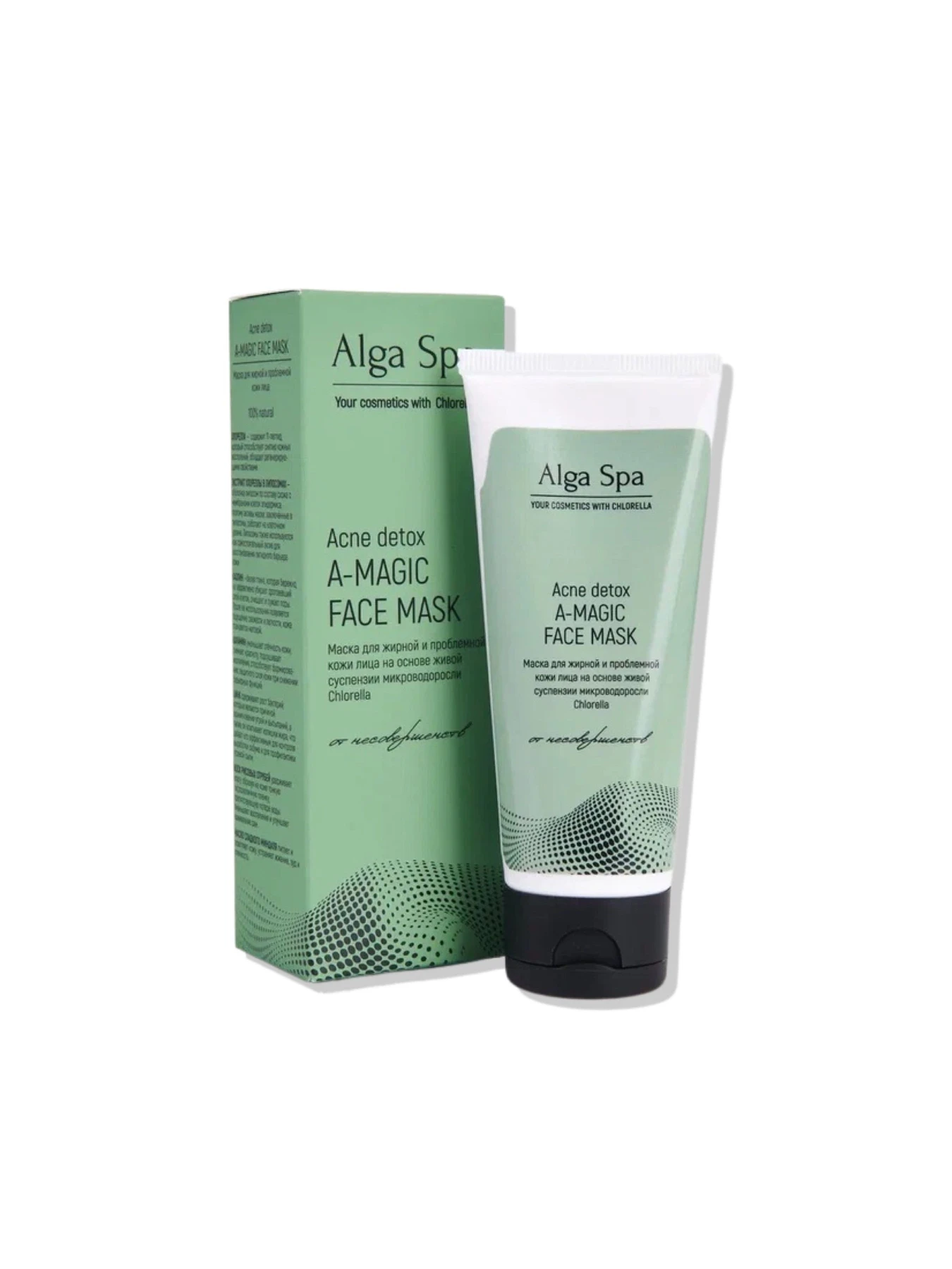 Маска для лица для жирной и проблемной кожи/ Acne detox A-MAGIC FACE MASK, 75 мл (Alga spa) Alga Spa модель 112233 Фото