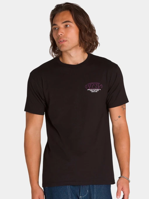 Футболкалар мен поло жейделер Vans үлгі VN000M4CBLK1 Фото