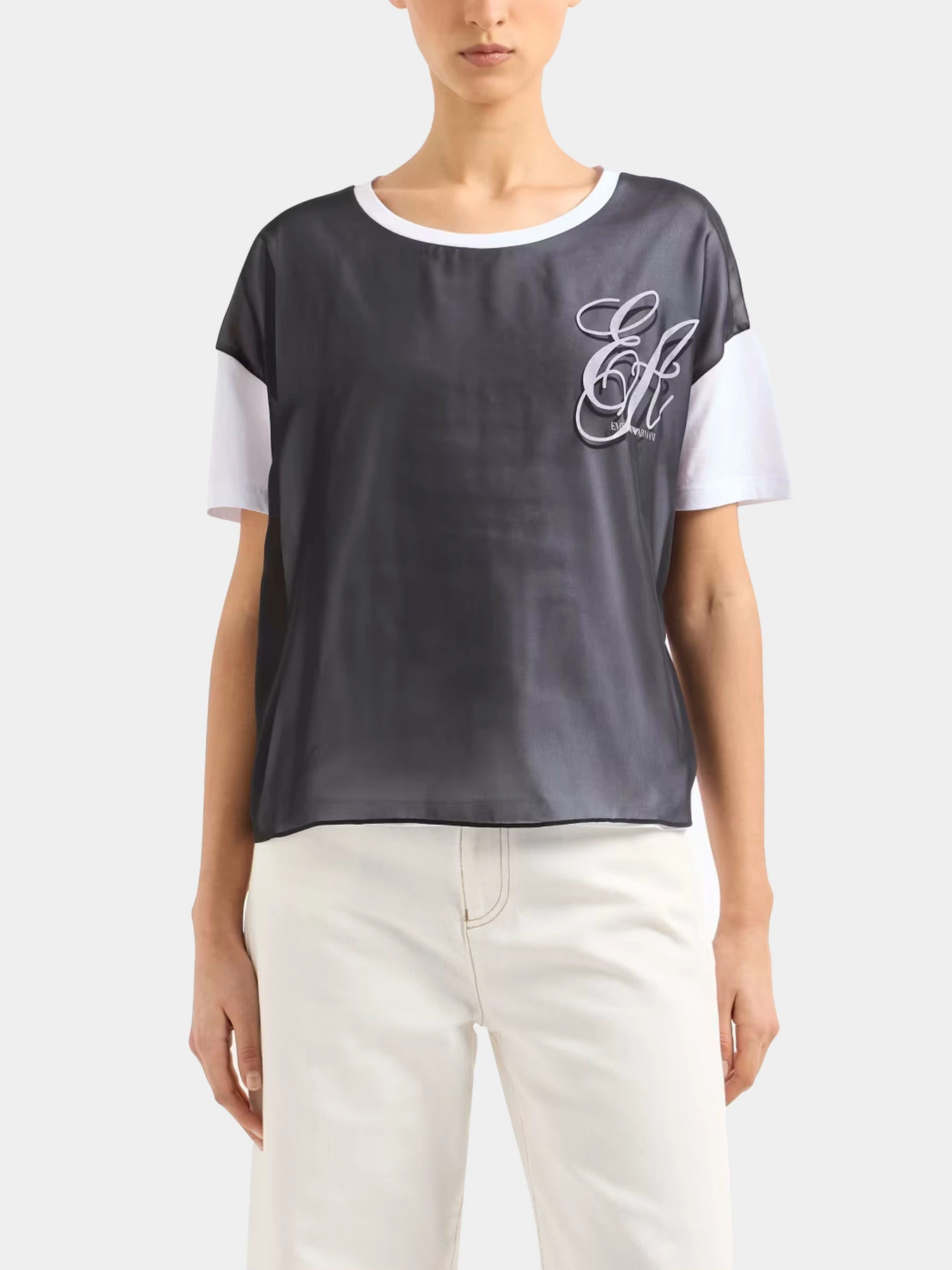 Футболки и поло Emporio Armani модель EW001529-AF12567-F0023 Футболки и поло Emporio Armani модель EW001529-AF12567-F0023 Фото