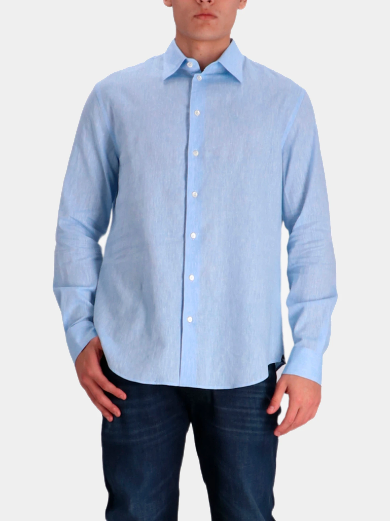 Рубашки Emporio Armani модель EM000099-TE14112-O9002 Рубашки Emporio Armani модель EM000099-TE14112-O9002 Фото