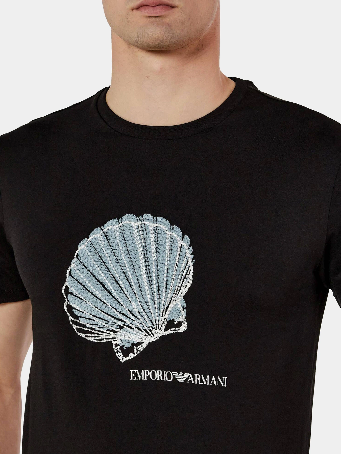 Футболки и поло Emporio Armani модель EM000574-AF12347-FC100 Футболки и поло Emporio Armani модель EM000574-AF12347-FC100 Фото