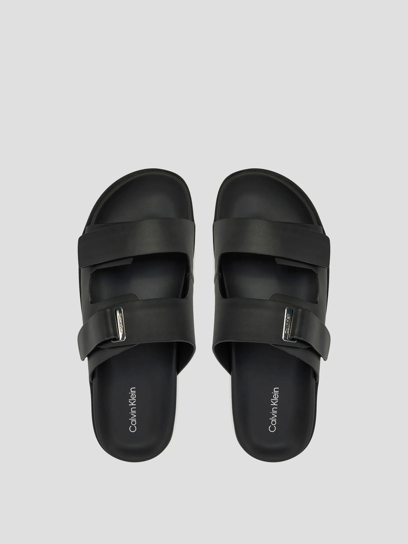 Шлёпанцы Calvin Klein модель HW0HW02489-BEH Шлёпанцы Calvin Klein модель HW0HW02489-BEH Фото
