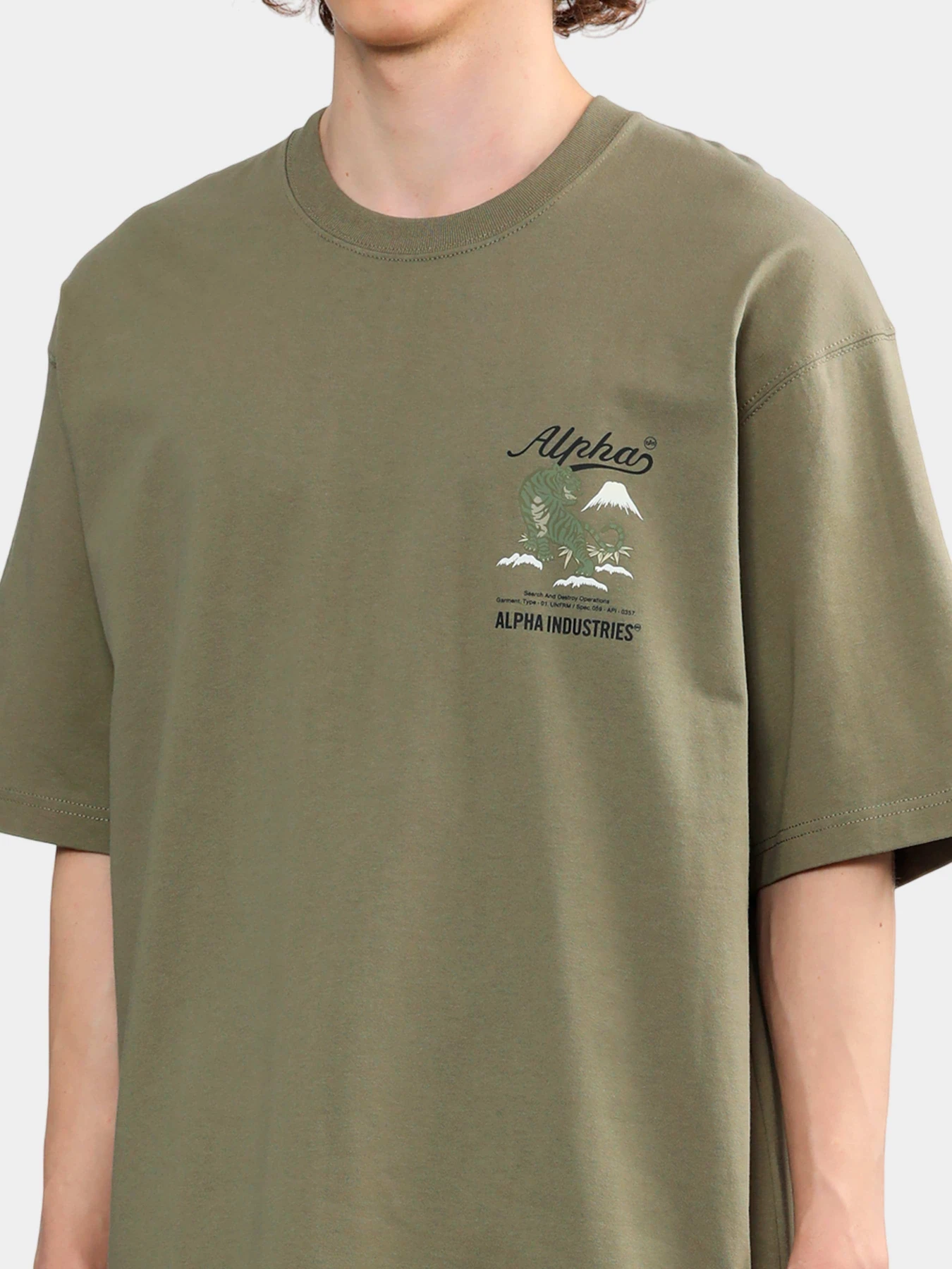 Футболки и поло Alpha Industries модель MTT55001C1_303 Футболки и поло Alpha Industries модель MTT55001C1_303 Фото