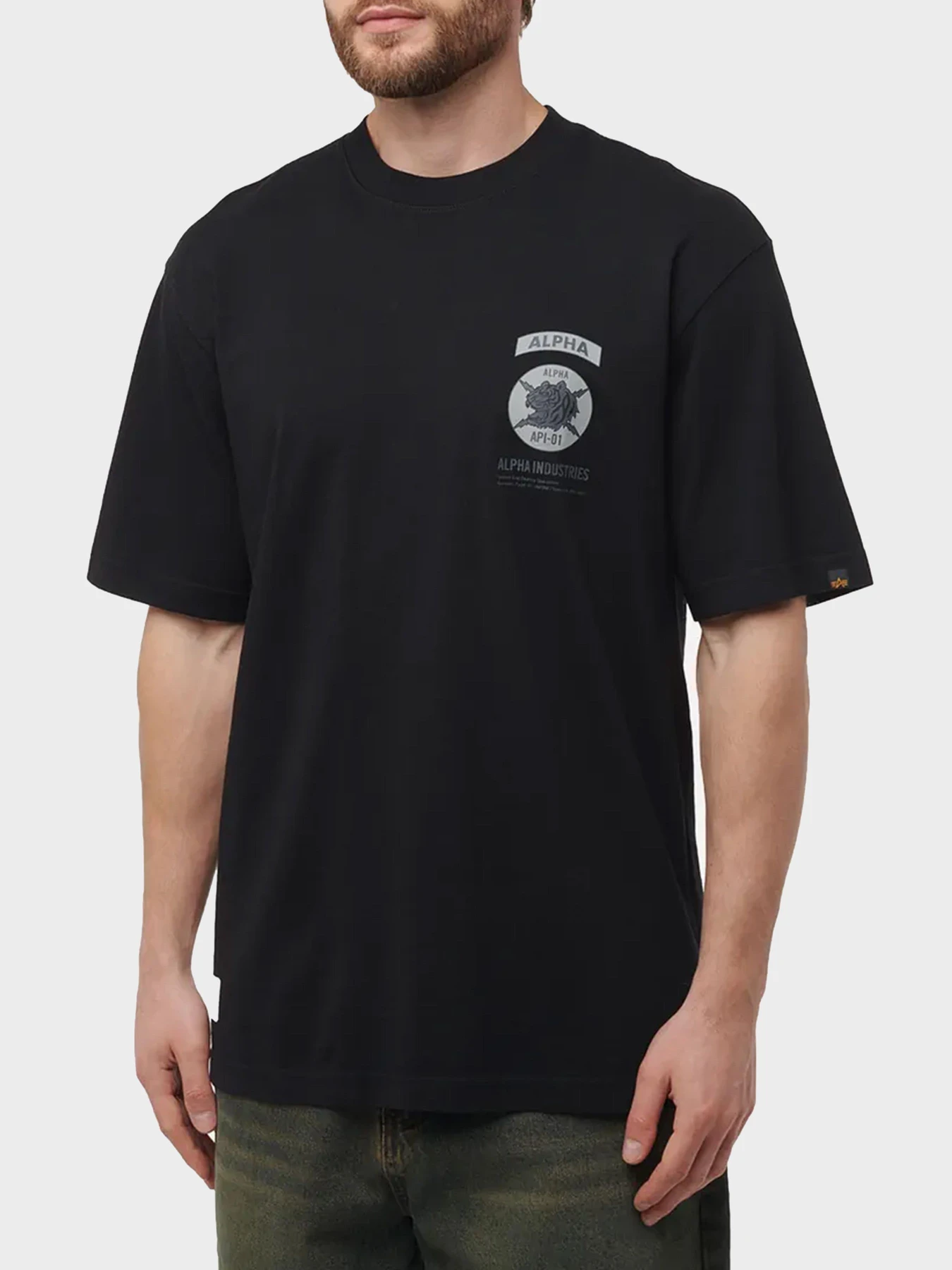 Футболки и поло Alpha Industries модель MTU55005C1_001 Футболки и поло Alpha Industries модель MTU55005C1_001 Фото