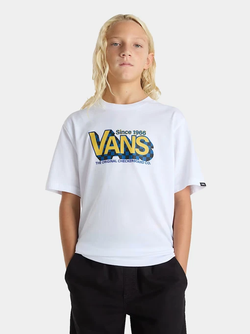 Футболкалар мен поло жейделер Vans үлгі VN000MK6WHT1 Фото