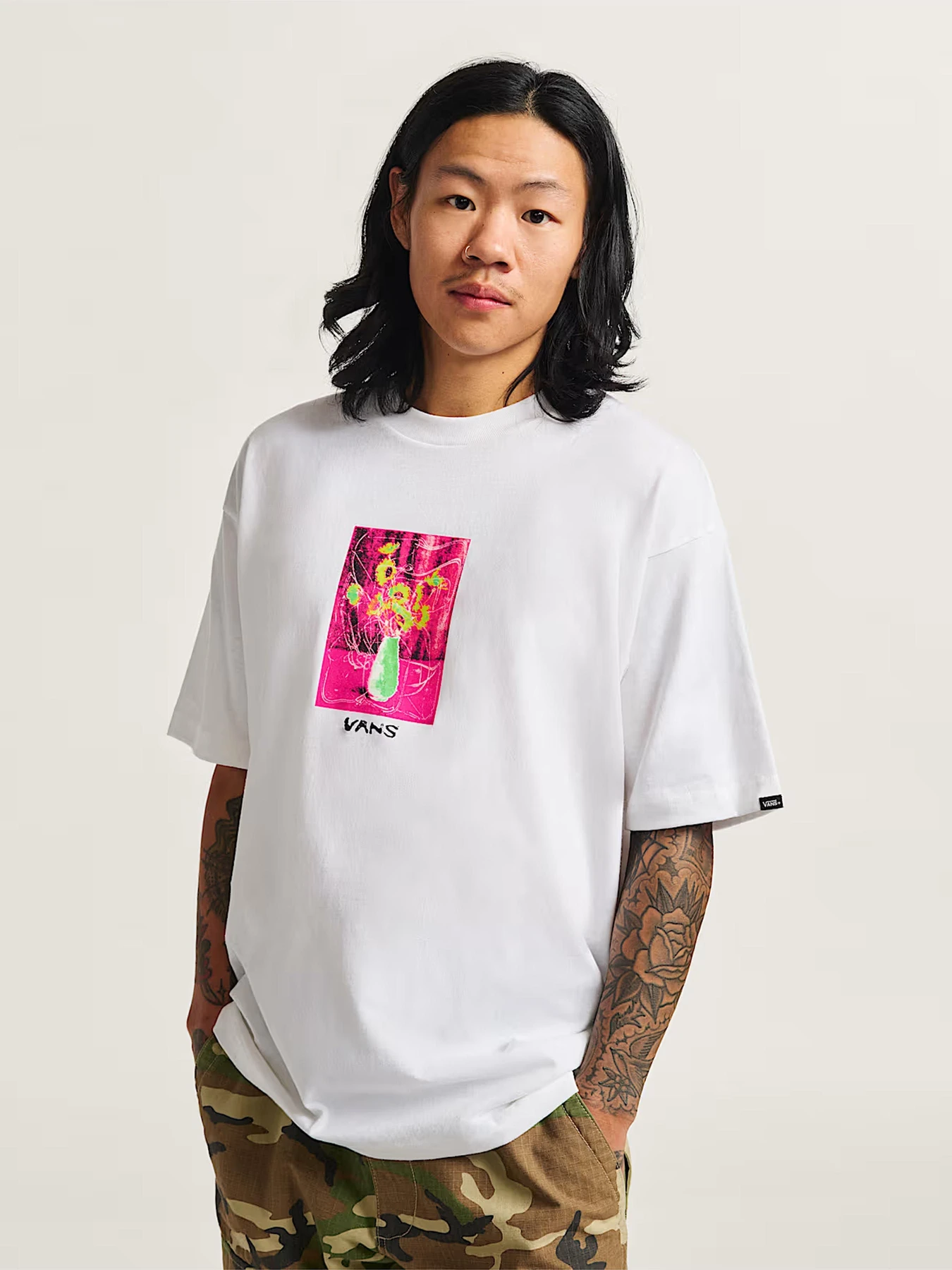 Футболки и поло Vans модель VN000M4BWHT1 Футболки и поло Vans модель VN000M4BWHT1 Фото