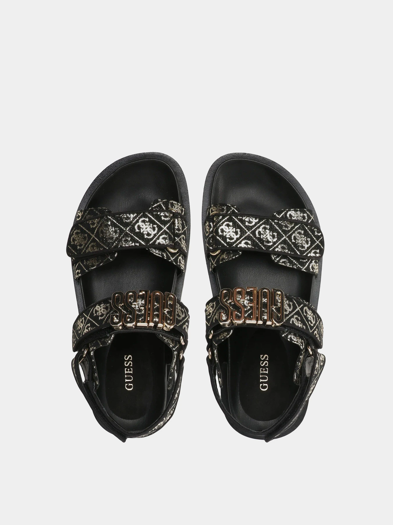 Сандалии GUESS модель FL6FBS-FAL03-BLKPL Сандалии GUESS модель FL6FBS-FAL03-BLKPL Фото