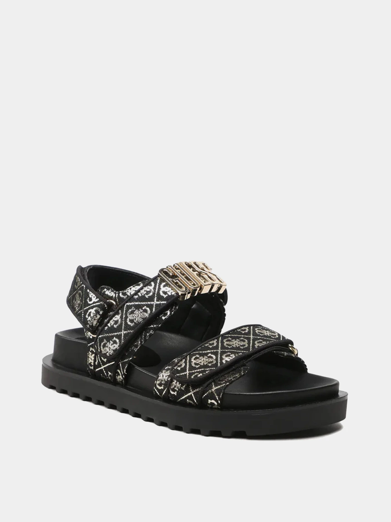 Сандалии GUESS модель FL6FBS-FAL03-BLKPL Сандалии GUESS модель FL6FBS-FAL03-BLKPL Фото