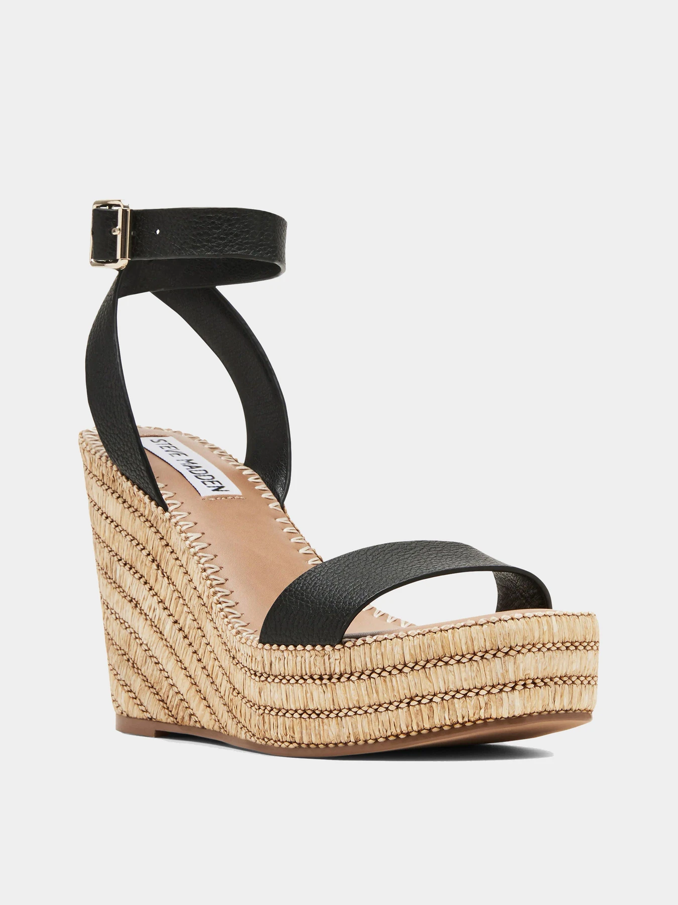 Босоножки Steve Madden модель SM11003372 BLACK LEATHER Босоножки Steve Madden модель SM11003372 BLACK LEATHER Фото