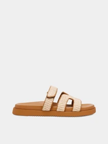 Шлёпанцы Steve Madden модель SM11003028 NAT RAFFIA Фото