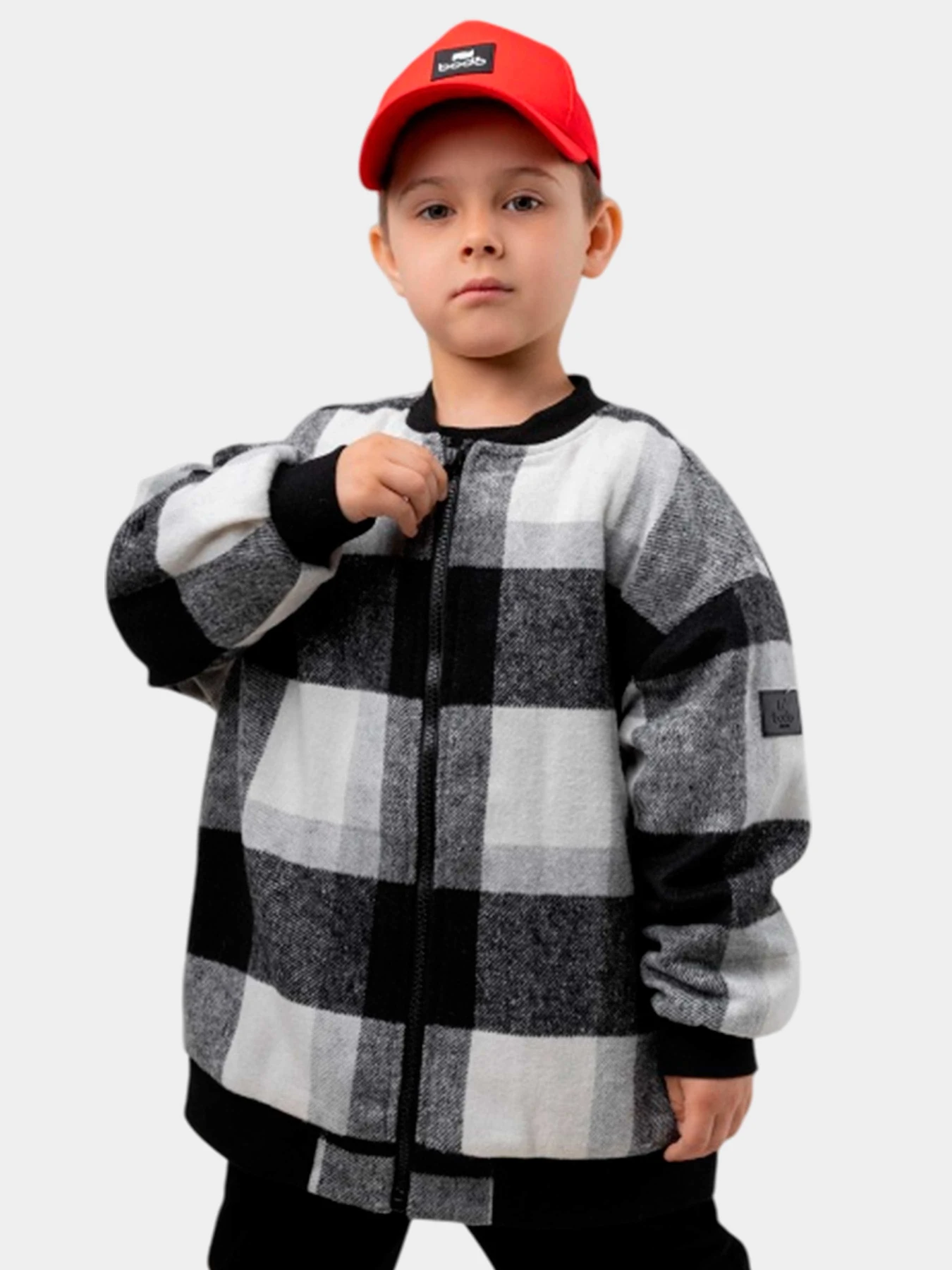 Куртки и дубленки BODO модель 20-248U-white-black Куртки и дубленки BODO модель 20-248U-white-black Фото