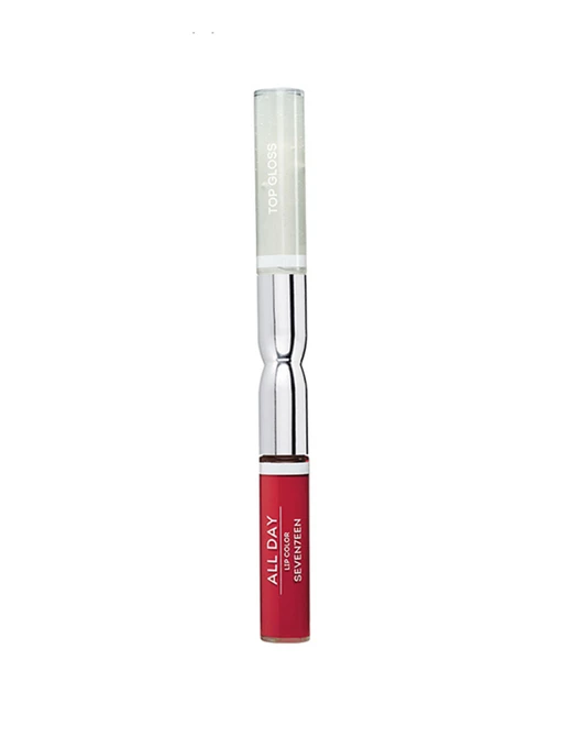 Жидкая стойкая помада-блеск 07 ALL DAY LIP COLOR & TOP GLOSS красный SEVEN7EEN модель 5,20E+12 Фото