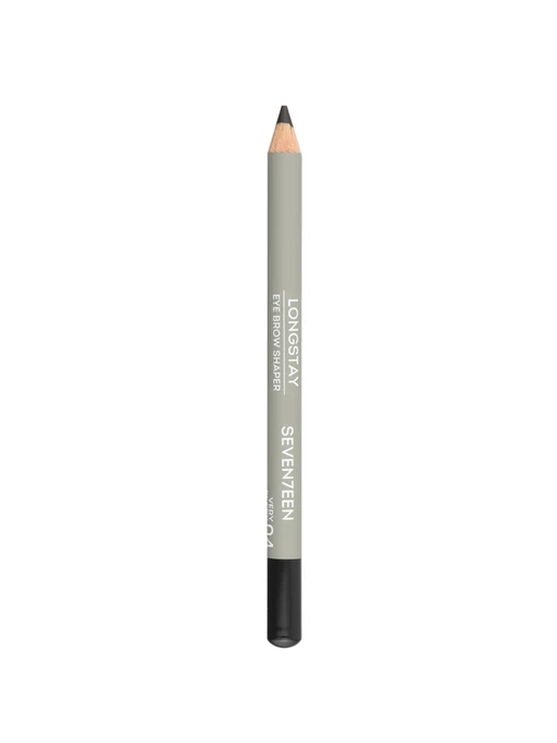 Карандаш д/бровей с щеточкой т.04 "LONGSTAY EYE BROW SHAPER" чёрный SEVEN7EEN модель 5,20E+12 Фото