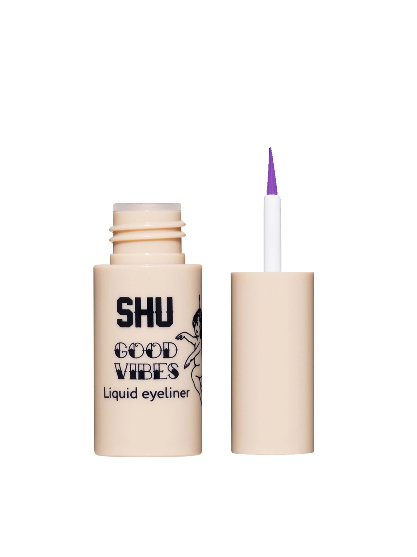СТОЙКАЯ ЖИДКАЯ ПОДВОДКА GOOD VIBES МАРКИ SHU №116 матовый фиолетовый SHU модель 8,44E+12 СТОЙКАЯ ЖИДКАЯ ПОДВОДКА GOOD VIBES МАРКИ SHU №116 матовый фиолетовый SHU модель 8,44E+12 Фото