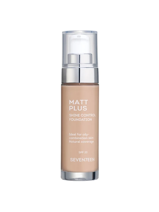 Тональный крем матирующий "MATT PLUS SHINE CONTROL FOUNDATION", тон 03, натуральный SEVEN7EEN модель 5,20E+12 Фото