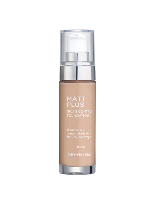 Тональный крем матирующий "MATT PLUS SHINE CONTROL FOUNDATION", тон 04, розово-бежевый SEVEN7EEN модель 5,20E+12 Фото