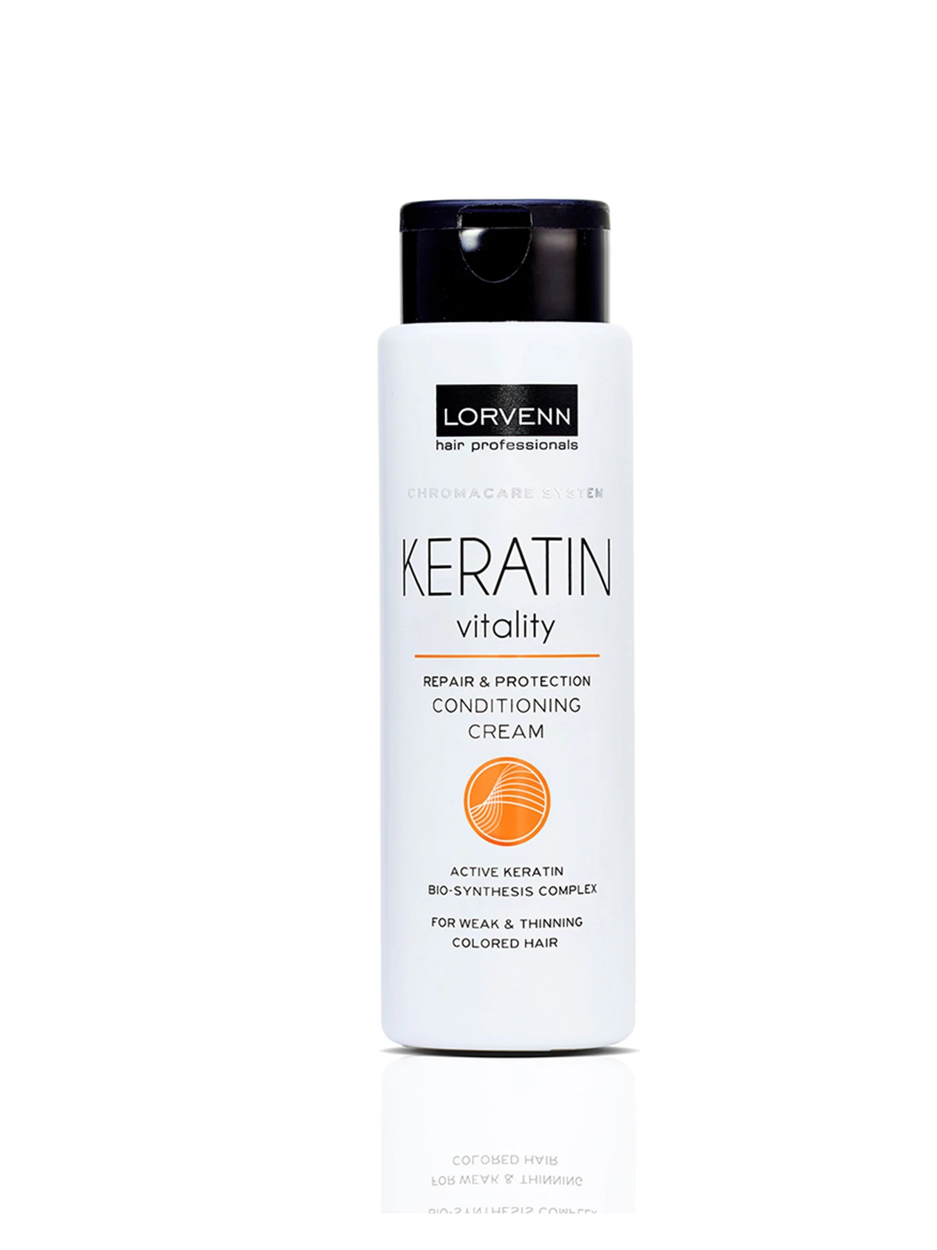 Крем-кондиционер с кератином д/тонких/слаб.волос KERATIN VITALITY CONDITIONING CREAM LORVENN модель 5201641749173 Фото