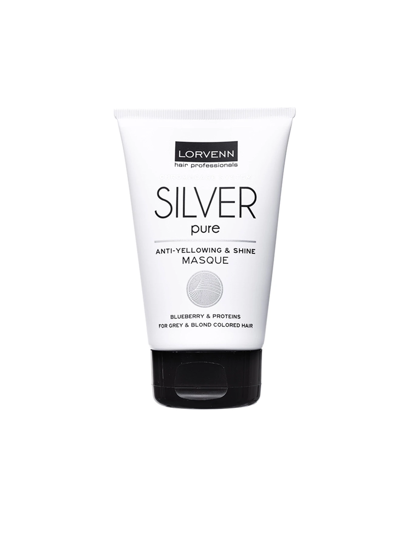 Маска для волос SILVER PURE MASQUE, 100 мл LORVENN үлгі 5201641748923 Фото