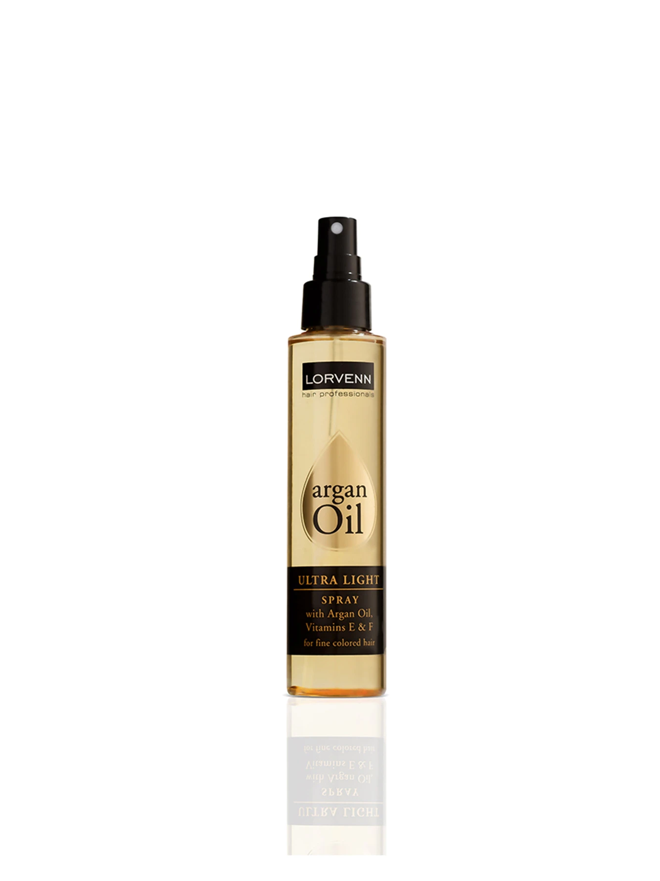 Ультра-легкое масло-спрей для тонких и тусклых волос ARGAN OIL ULTRA LIGHT, 125мл LORVENN үлгі 5201641724330 Фото