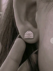 Серьги-гвоздики ZORA Jewelry модель 2000001690561 Фото
