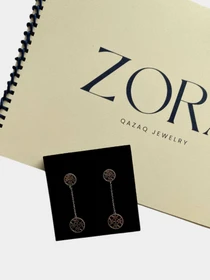 Серьги-подвески ZORA Jewelry модель 2000001690563 Фото