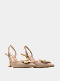 Босоножки Steve Madden модель SM11002578 GOLD GLITTER Фото
