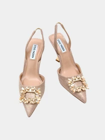 Босоножки Steve Madden модель SM11002578 GOLD GLITTER Фото