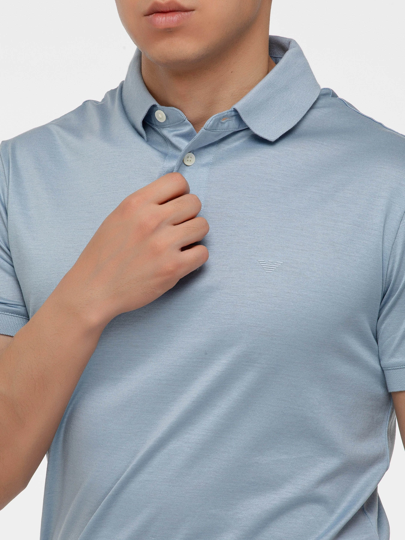 Футболки и поло Emporio Armani модель 8N1F98-1JUVZ-U9378 Футболки и поло Emporio Armani модель 8N1F98-1JUVZ-U9378 Фото