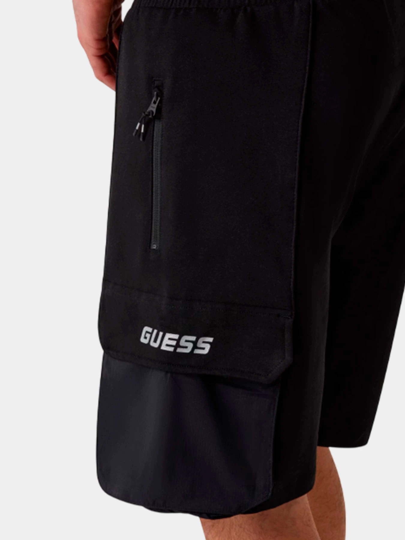 Шорты GUESS модель Z5GD04-K6ZS1-JBLK Шорты GUESS модель Z5GD04-K6ZS1-JBLK Фото