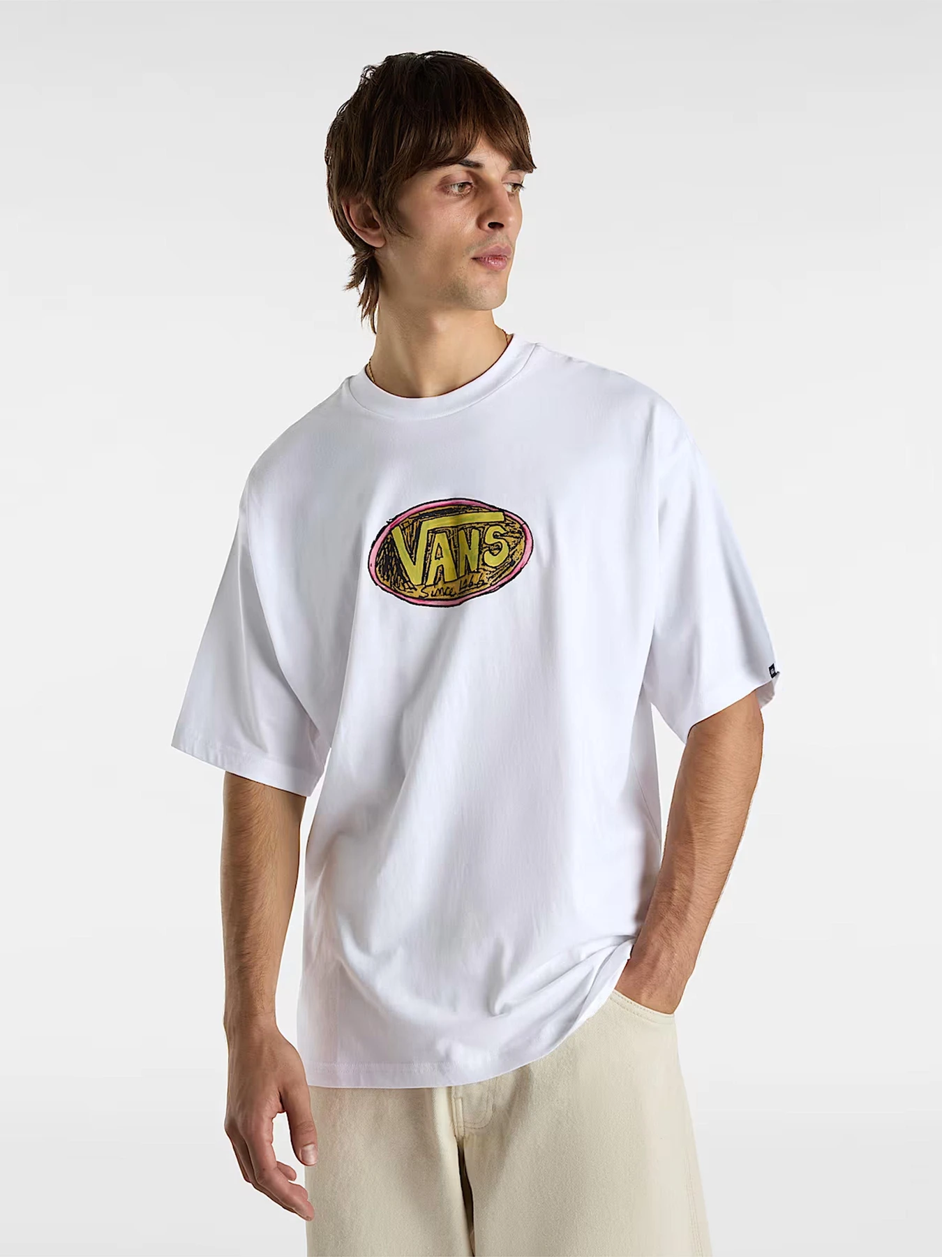 Футболки и поло Vans модель VN000NHWWHT1 Футболки и поло Vans модель VN000NHWWHT1 Фото