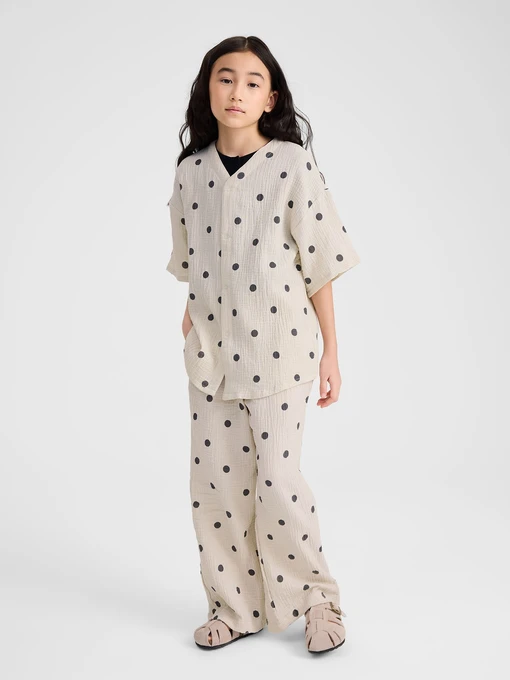 Брюки Happy Baby модель 88197-1_beige-with-dots Фото