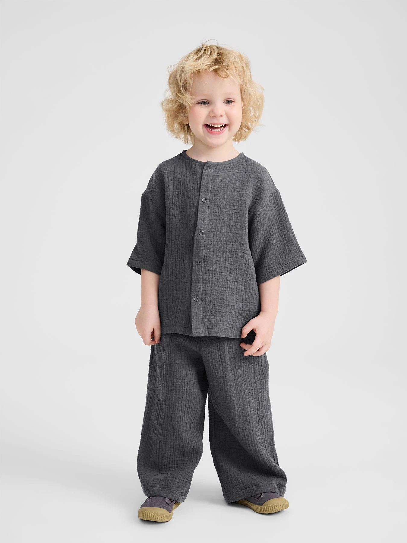 Брюки Happy Baby модель 88197-1_dark-grey Брюки Happy Baby модель 88197-1_dark-grey Фото