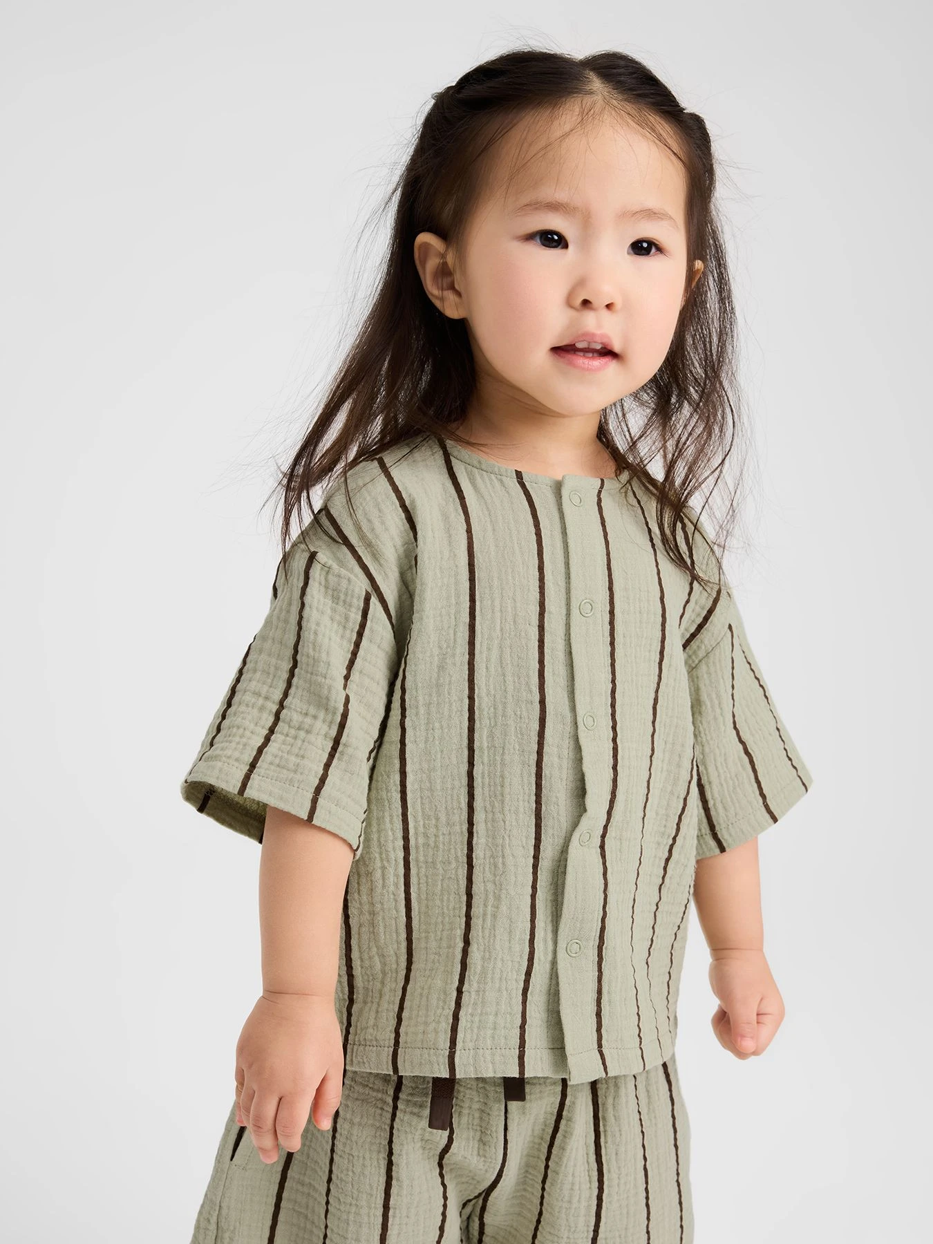 Рубашки Happy Baby модель 88271_green-with-stripes Рубашки Happy Baby модель 88271_green-with-stripes Фото