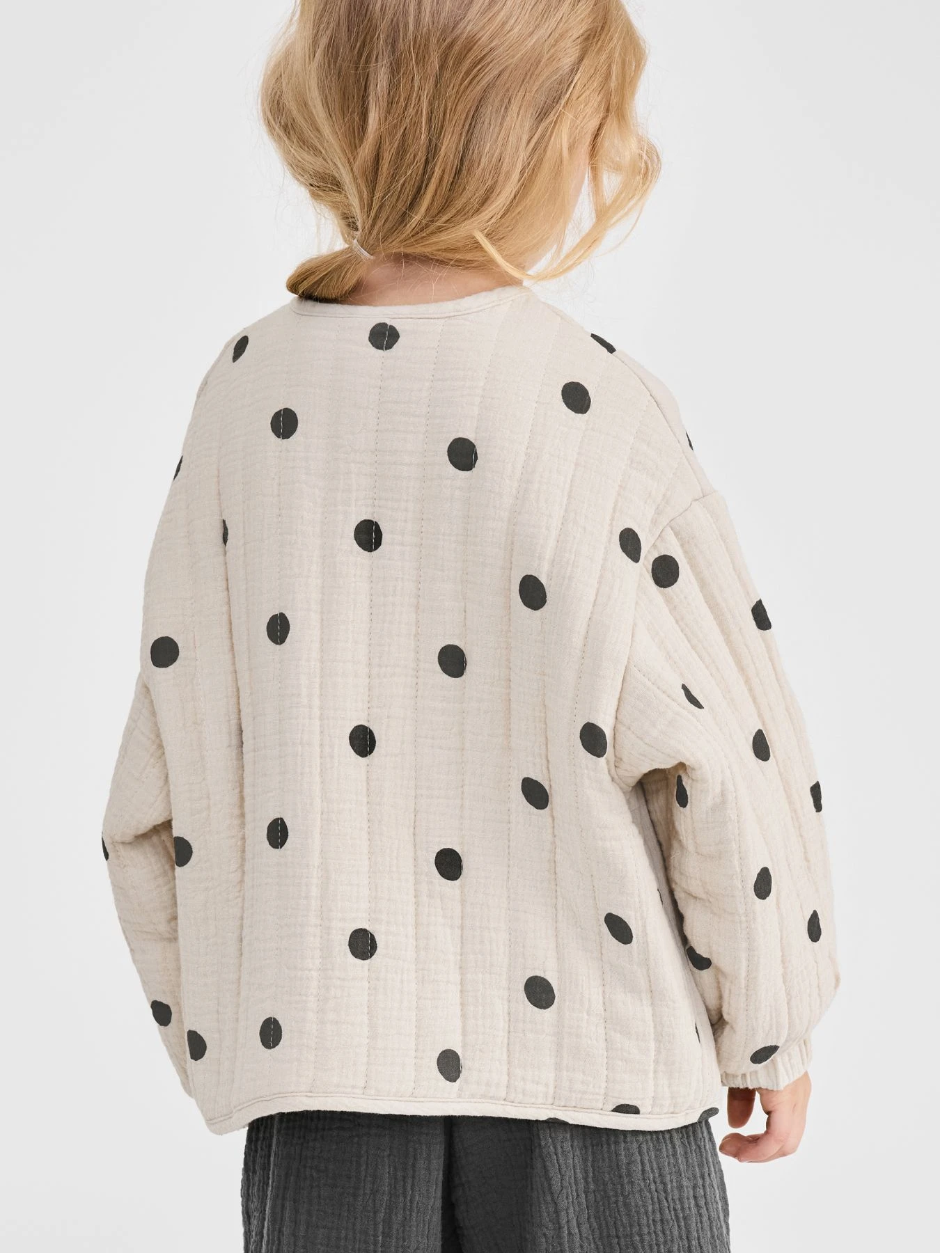 Куртки и дубленки Happy Baby модель 88270-1_beige-with-dots Куртки и дубленки Happy Baby модель 88270-1_beige-with-dots Фото
