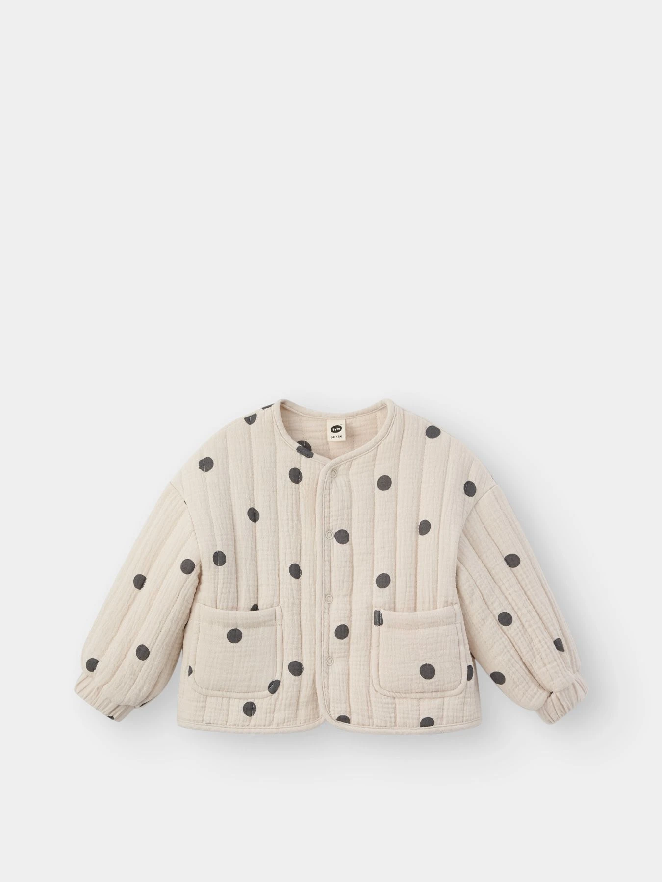 Куртки и дубленки Happy Baby модель 88270-1_beige-with-dots Куртки и дубленки Happy Baby модель 88270-1_beige-with-dots Фото