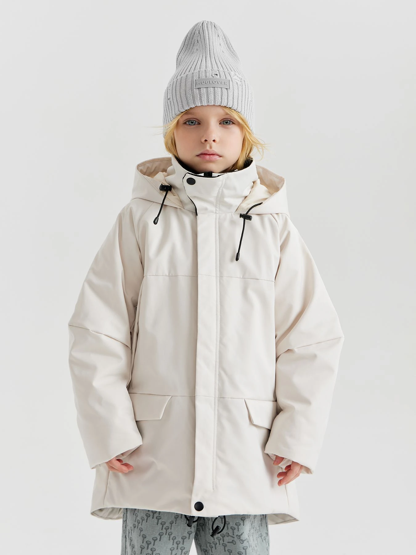 Куртки и дубленки Happy Baby модель 89106_milky Куртки и дубленки Happy Baby модель 89106_milky Фото