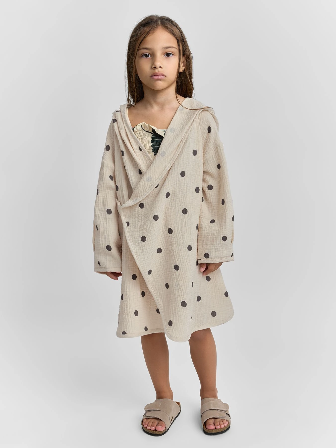 Одежда для дома и сна Happy Baby модель 88129-0_beige-with-dots Одежда для дома и сна Happy Baby модель 88129-0_beige-with-dots Фото