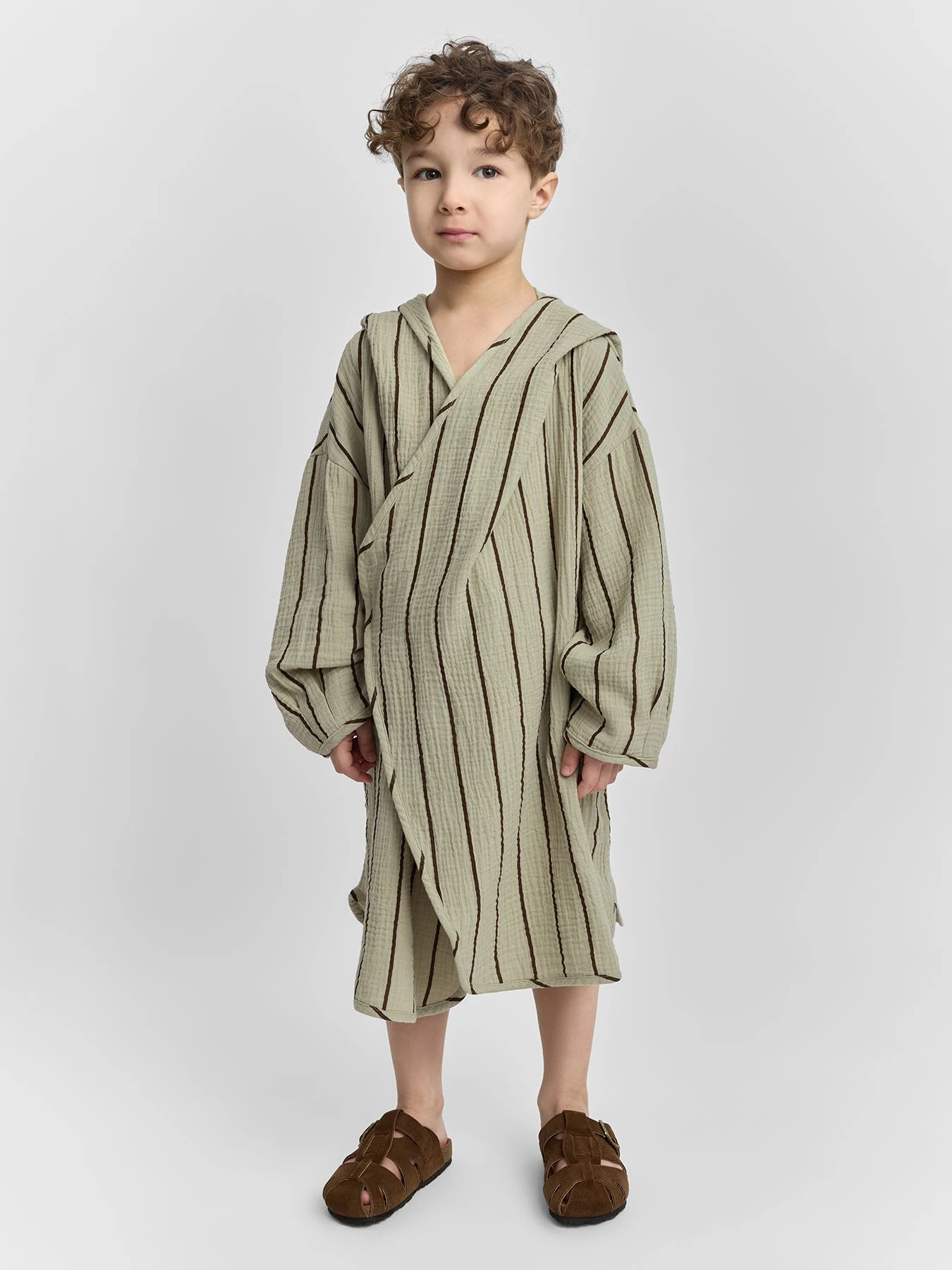 Одежда для дома и сна Happy Baby модель 88129-0_green-with-stripes Одежда для дома и сна Happy Baby модель 88129-0_green-with-stripes Фото