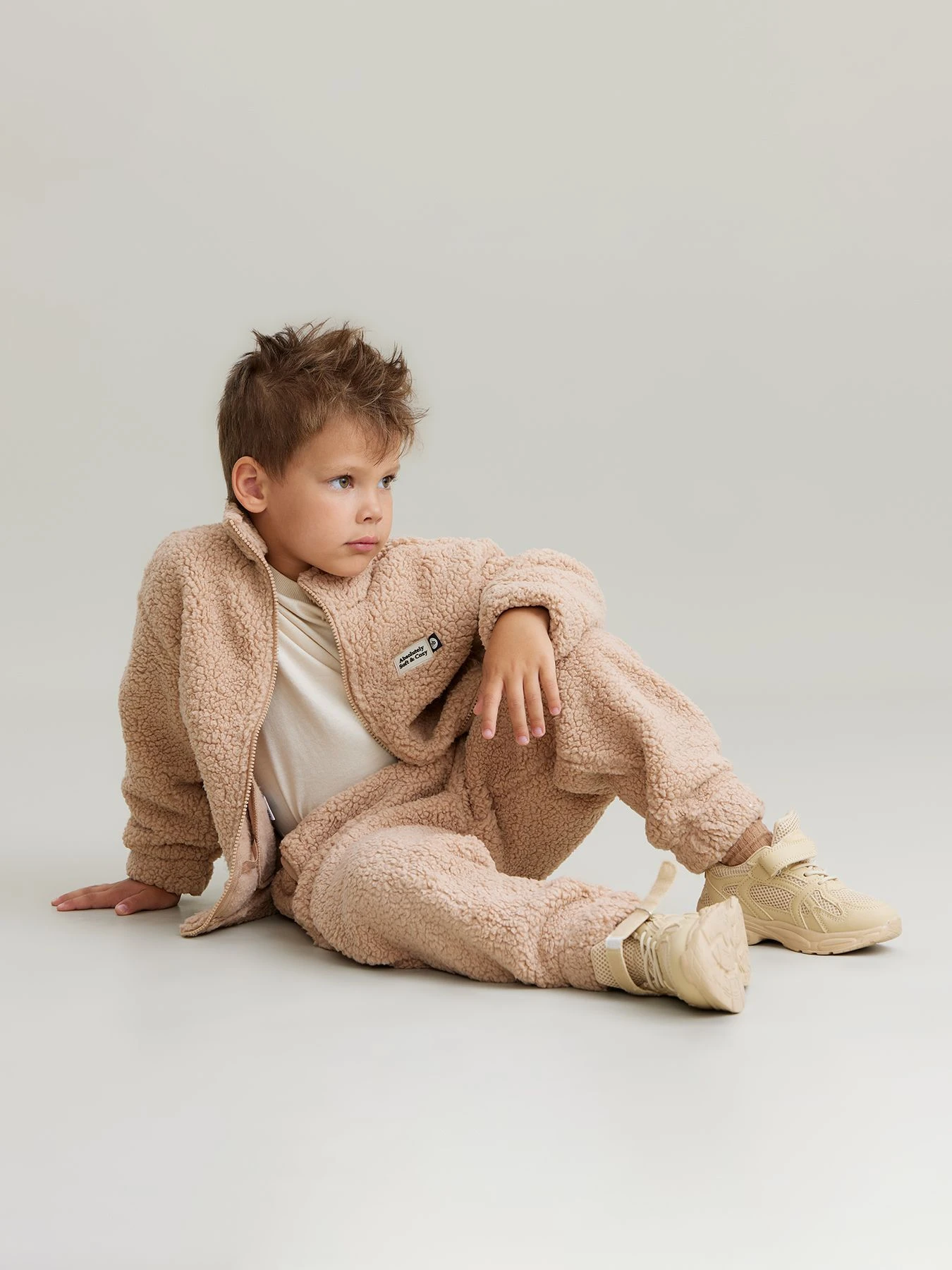 Худи и свитшоты Happy Baby модель 89062_beige Худи и свитшоты Happy Baby модель 89062_beige Фото