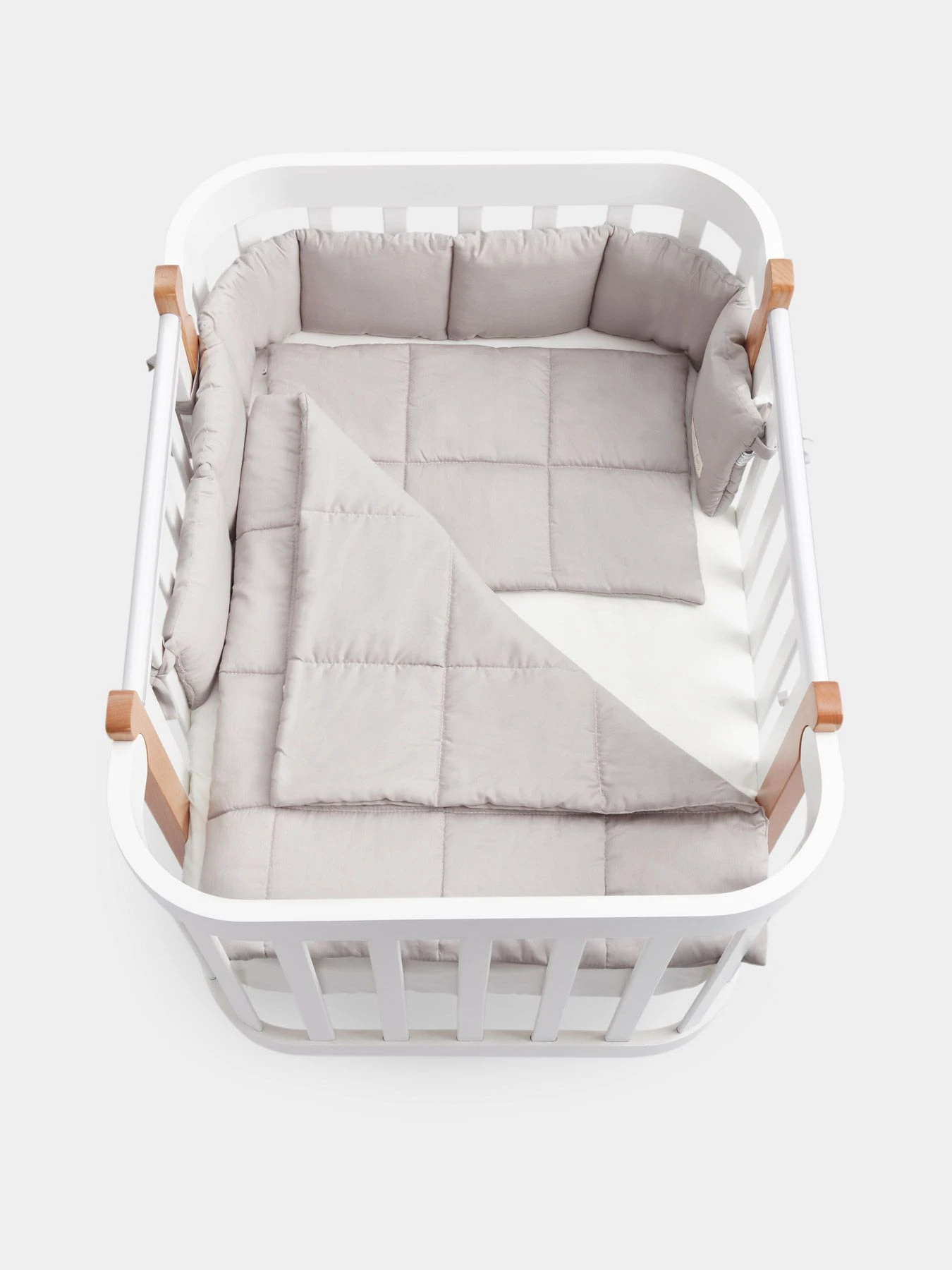 Комплект постельного белья Happy Baby модель 87540_grey Комплект постельного белья Happy Baby модель 87540_grey Фото