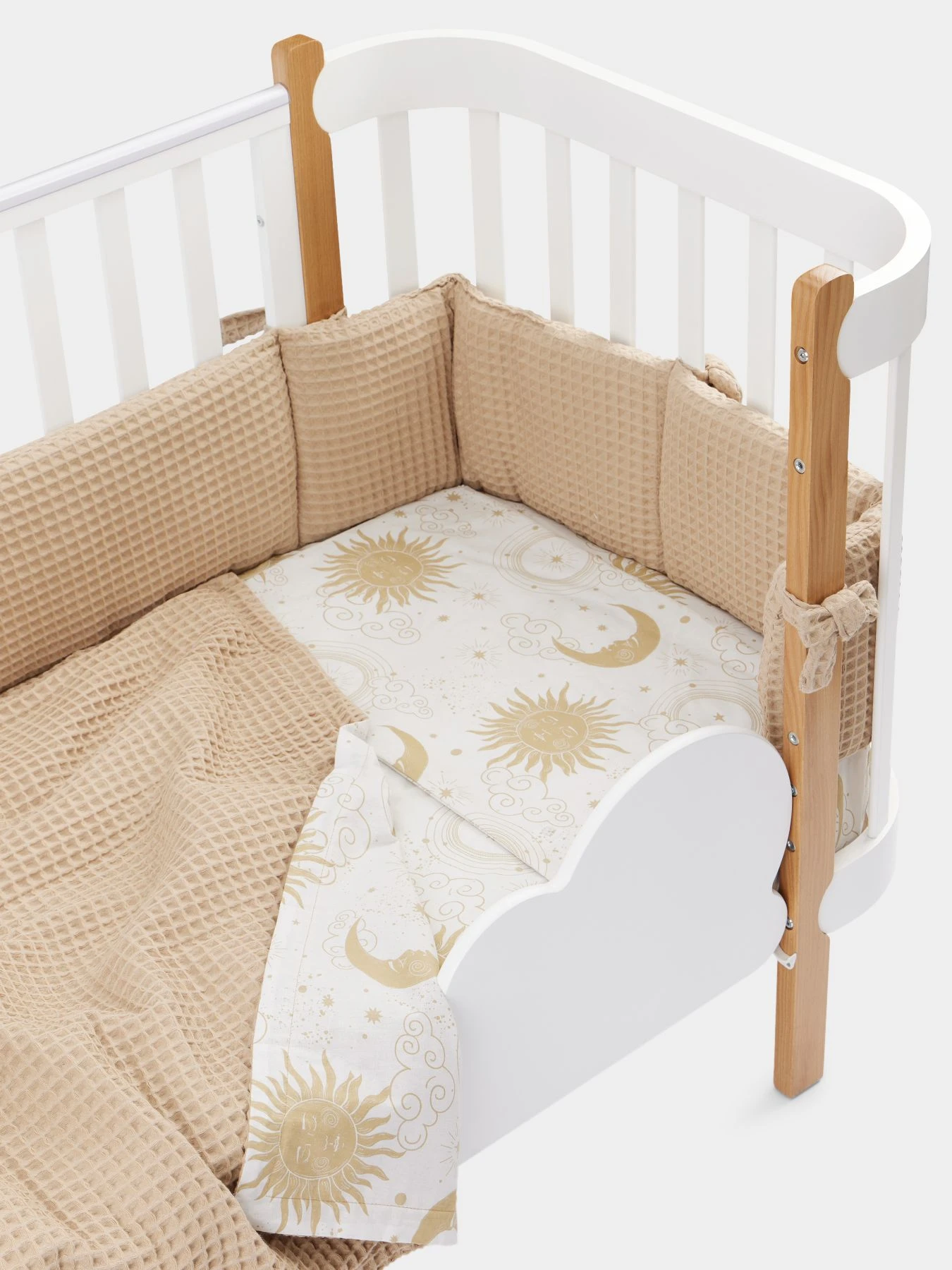 Покрывало 100х100 см Happy Baby модель 87553_beige Покрывало 100х100 см Happy Baby модель 87553_beige Фото