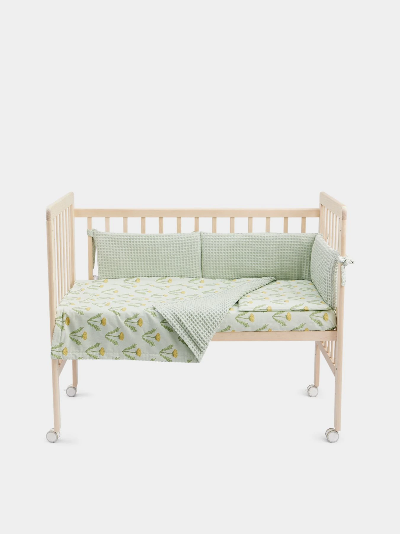 Покрывало 100х100 см Happy Baby модель 87553_green Покрывало 100х100 см Happy Baby модель 87553_green Фото