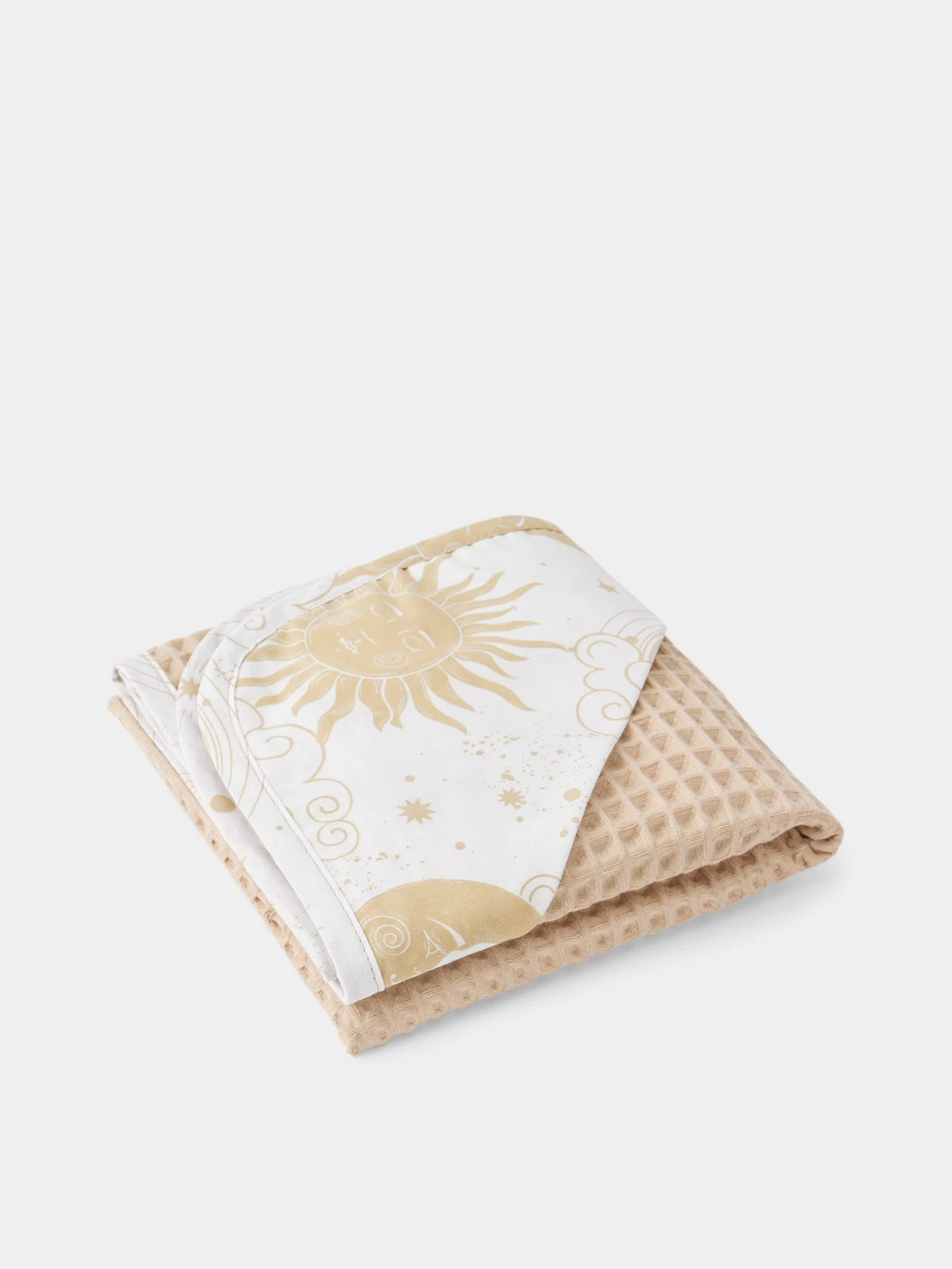 Полотенце с капюшоном 100х100 см Happy Baby модель 87554_beige Полотенце с капюшоном 100х100 см Happy Baby модель 87554_beige Фото
