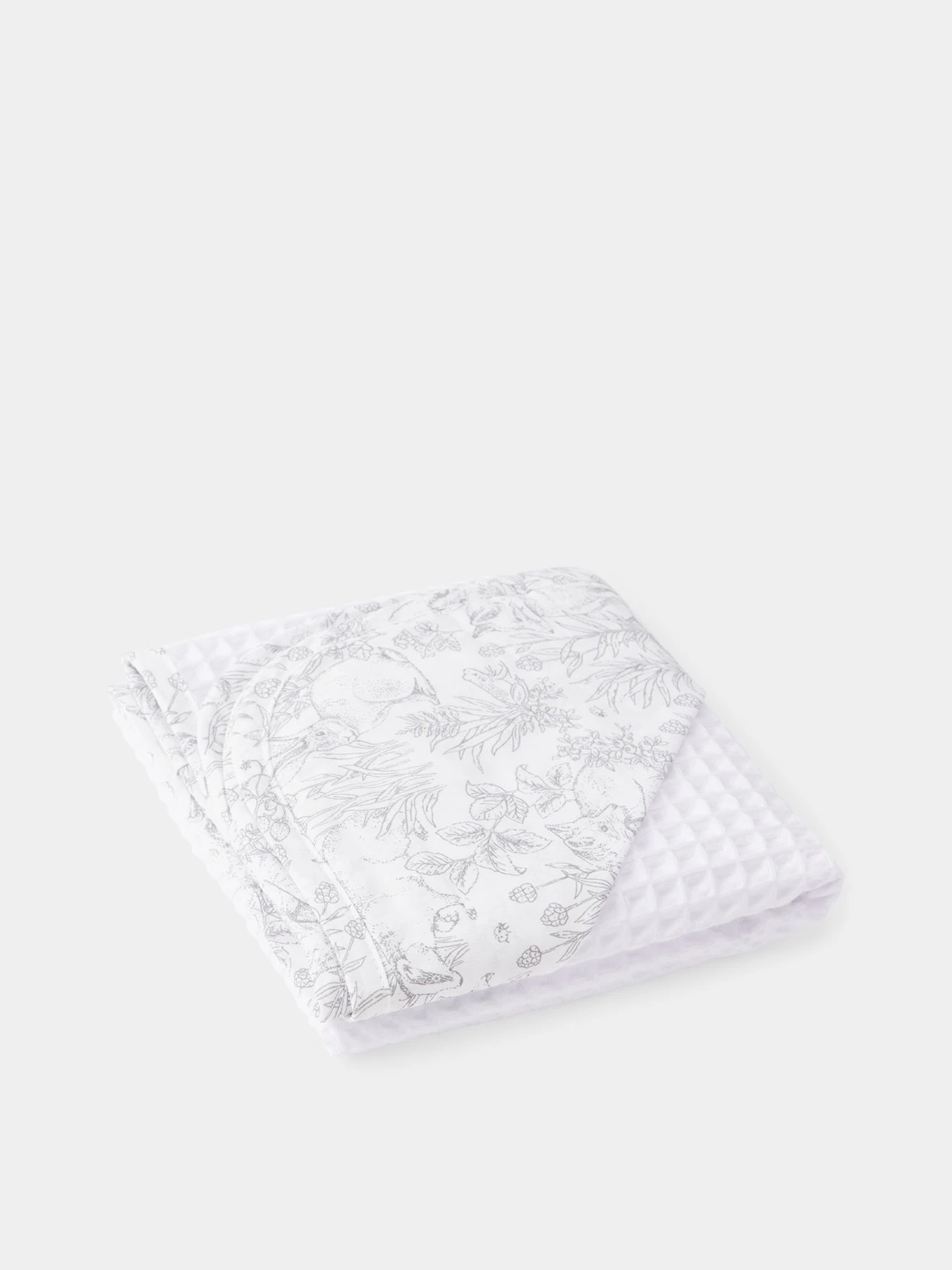 Полотенце с капюшоном 100х100 см Happy Baby модель 87554_white Полотенце с капюшоном 100х100 см Happy Baby модель 87554_white Фото
